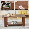 CAVINAS Rectangular Coffee Tables for Living Room, A Modern and Practical Coffee Table, the Double Layered Coffee Table, MDF material - 4 of 4