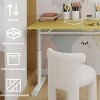 INFURNIC Desks Adjustable Standing Desk with Crank for Easy to Assemble Sturdy and Durable Multi Purpose, Brown, 39.37"*23.62"*35.43" - 3 of 4