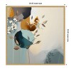 Amanti Art Abstraction Aqua Blooms IV by Bella Eve Canvas Wall Art Print Framed - 3 of 4