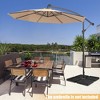 Costway Patio 4pcs 13L Cantilever Offset Umbrella Base Heavy Duty Outdoor Square Black - 4 of 4