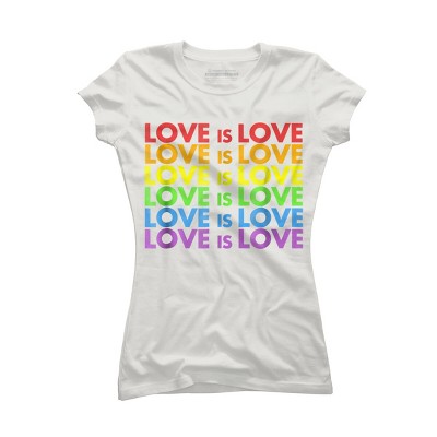 Adult Design By Humans Pride Love is Love By Luckyst T-Shirt - Athletic Heather - Medium