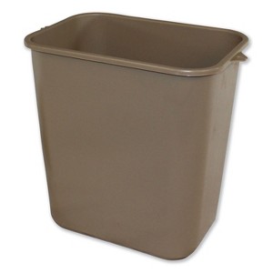 Impact WASTEBASKET 28QT PLST BG 7702BEI - 1 of 1