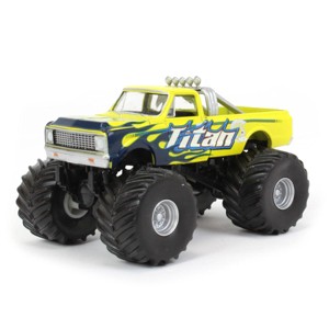 Greenlight Collectibles 1/64 1972 Chevrolet C-10 Titan Monster Truck Kings of Crunch Series 11 49110-A - 1 of 4