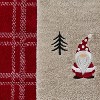 2pc Gnome Holiday Hand Towel Set Gray - SKL Home - 2 of 4
