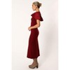 Petal and Pup Womens Cally Ruffle Sleeve Maxi Dress - 4 of 4