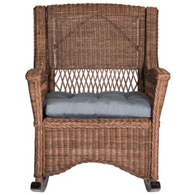 Aria Rocking Chair - Brown - Safavieh