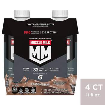 Muscle Milk Pro Nutritional Shake - PB Chocolate - 11oz/4pk