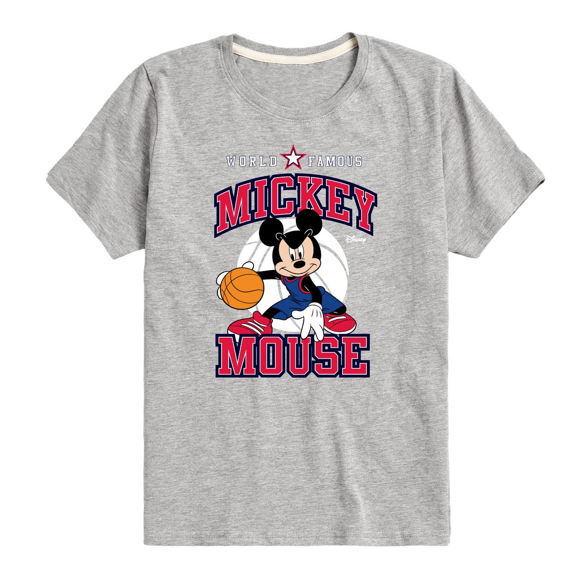 Boys' - Disney - Mickey Basketball Jersey Short Sleeve Graphic T-Shirt