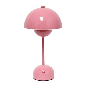 Simple Designs 11.8" Mushroom Magic Dimming (Includes LED Light Bulb) Touch Stick Lamp Portable and Rechargeable - 1 of 4