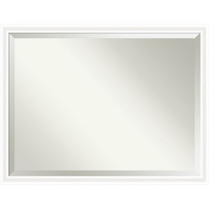 Amanti Art Oliver Narrow Beveled Wood Framed Bathroom Vanity Wall Mirror - 1 of 4