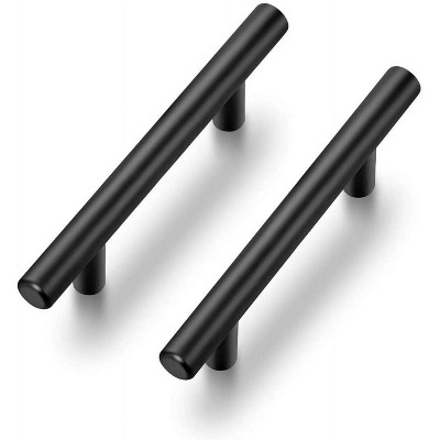 30 Pack Black Cabinet Pulls Kitchen Drawer Handles Hole Center Matte Black Cabinet Hardware Stainless Steel