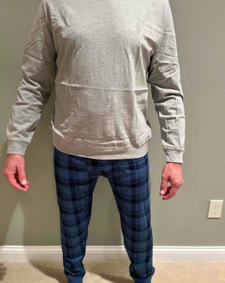Men's 2pc Plaid Joggers And Long Sleeve Crewneck T-shirt Pajama Set -  Goodfellow & Co™ : Target