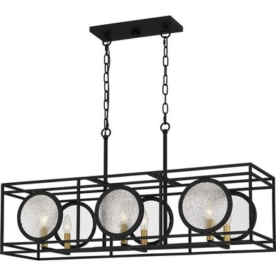 Quoizel Lighting Chalamont 6 - Light Pendant in  Earth Black
