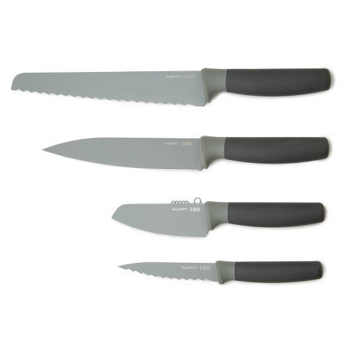 Berghoff Balance 4pc Nonstick Knife Set, Recycled Material, Protective  Sleeve Included : Target