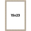 PosterPalooza | 15x23 Thin Barnwood Picture Frame, UV Acrylic, 2 Finishes - Grey and Black - 2 of 4