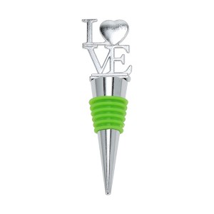 Unique Bargains LOVE Silicone Ring Stopper Aluminum Alloy TPE 3.78"x1.02"x0.79" 1 Pc - 1 of 3