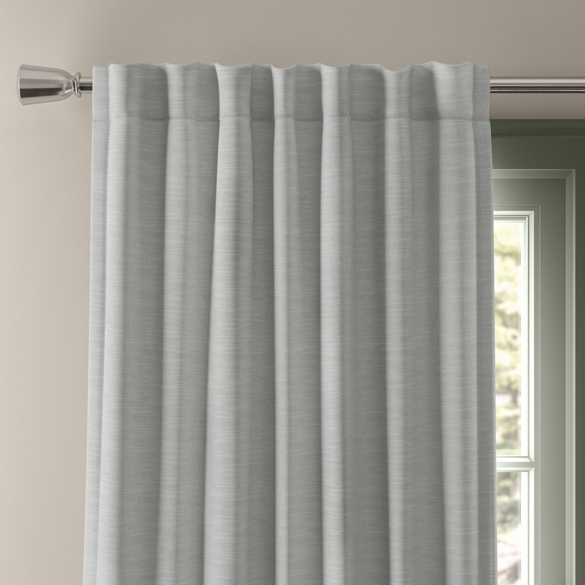 50"x63" Blackout Henna Window Curtain Panel Gray - Threshold™