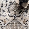 Nuloom Oliveira Floral Medallion Fringe Indoor Area Rug - 2 of 4