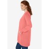 Woman Within Women's Plus Size Perfect Longer-Length Cotton Cardigan - 3 of 4