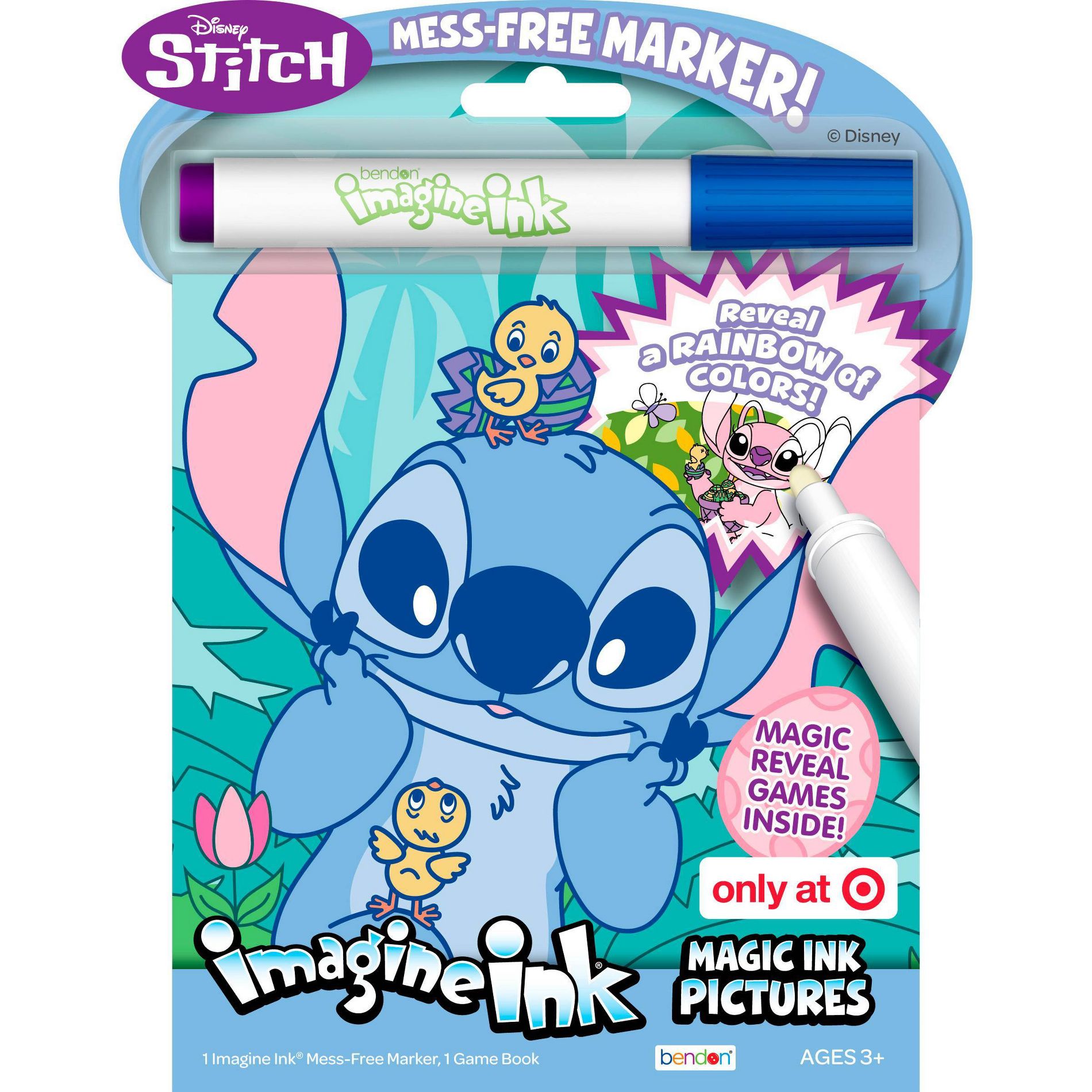Disney Stitch Easter Imagine Ink Book
