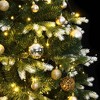 Artificial Hinged Christmas Tree 150 LEDs & Ball Set 59.1" - 2 of 4