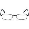 Calabria 753-XL Extra Large Metal Reading Glasses&Matching Case Black +1.50 59mm - 2 of 4