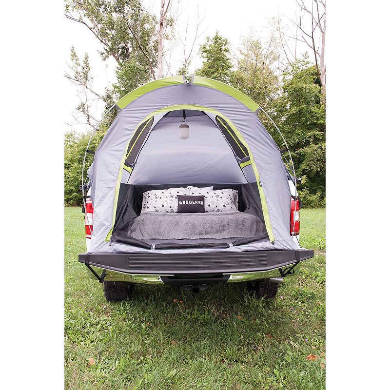 Napier 19 Series Backroadz Vehicle Specific Compact/Regular Truck Bed Portable 2 Person Outdoor Camping Tent with Convenient Carry Bag, Gray/Green, 4 of 7