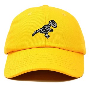 Dalix Fossil Embroidered Dinosaur T Rex Cotton Dad Hat Baseball Cap Adjustable Mens - 1 of 4