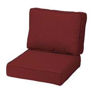 ARDEN ProFoam Performance Outdoor Deep Seating Cushion Set 22 x 22, Classic Red - 1 of 4
