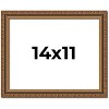 PosterPalooza | Photo Size Classic Gold Picture Frame - UV Acrylic, Foam Board Backing, Hanging Hardware - 2 of 4