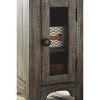 Signature Design by Ashley Danell Ridge Chair Side End Table Brown: Pine Wood, Adjustable Shelf Storage - 3 of 4