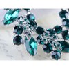 Anna-Kaci Crystal Inspired Floral Wreath Holiday Christmas Old Fashion Brooch Pin - 4 of 4