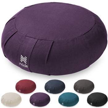 Hihealer Large Meditation Cushion and Zabuton Mat Set Meditation Pillow and  Zafu Mat Meditation Accessories for Women and Men (Romantic Purple)