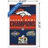 Trends International NFL Denver Broncos - Champions 23 Framed Wall Poster Prints - 3 of 4