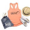 Simply Sage Market But First, Tacos Outline Racerback Tank - 2 of 3