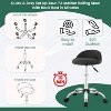 BestMassage Height Adjustable Rolling Stool Salon Chair with Back Rest - 3 of 4