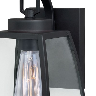 Granville Bronze and Clear Glass Outdoor Wall Lantern