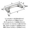 Amerock Merced Pull for Cabinets, Drawers, and Furniture - 4 of 4