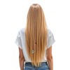 Unique Bargains Women's Leaf Braided Hair Chain 1 Pc - 2 of 4