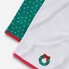 2pk Wreath and Green/White Dot Christmas Hand Towel Set - Wondershop™ - 3 of 3