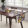 Ninola Design Spring Tigers Jungle Black Table Runner - Deny Designs - 3 of 3