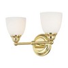 Livex Lighting Somerville 2 - Light Vanity in  Polished Brass - 2 of 4