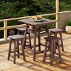 WestinTrends Malibu All Weather Hdpe Outdoor Patio Counter Height Dining Set (5-Piece) - 2 of 4