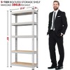 Yaheetech 5 Tiers Boltless Storage Shelf Metal Shelving Unit - 3 of 4