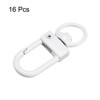 Unique Bargains DIY Craft Key Organization Lobster Claw Lanyard Swivel Clasps 1.3" x 0.51" 16 Pcs - 3 of 4