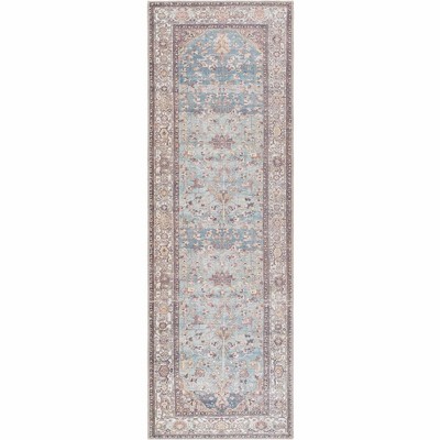 Hauteloom Bahram Vintage Flat Pile Washable Rug