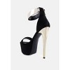 Cosmo Girl Metal Band High Heeled Sandals - 2 of 4