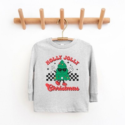 The Juniper Shop Holly Jolly Christmas Tree Youth Long Sleeve Tee