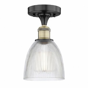 Castile - 1 Light Semi-Flush Mount In Industrial Style-9.75 Inches Tall and 6 Inches Wide - 1 of 1