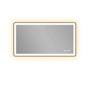 Black Framed Led Bathroom Mirror - 1 of 4